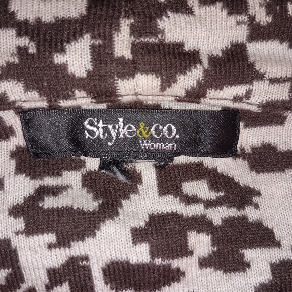 Leopard Print Long Cardigan XXL+ - Picture 5 of 5